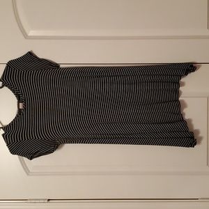 Black and White Stripe Dress